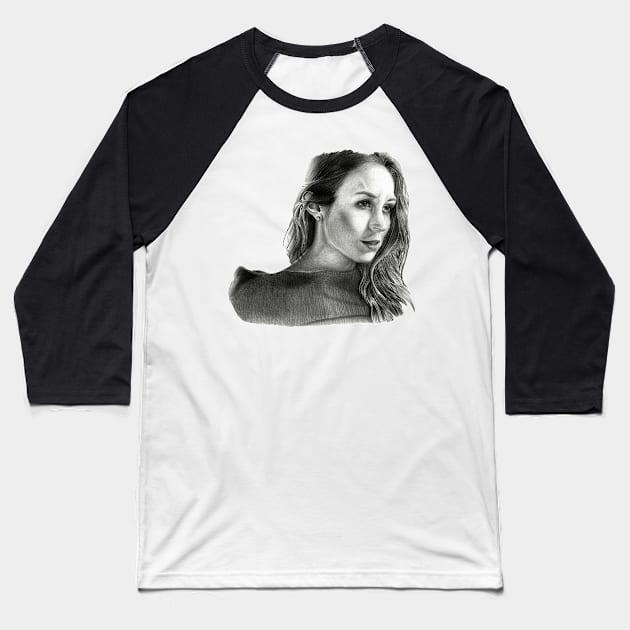 Waverly Earp Fanart Baseball T-Shirt by CriSan